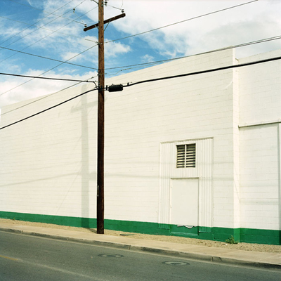 Nick Hermanns: Wall With Green Stripe / Yuma, Arizona