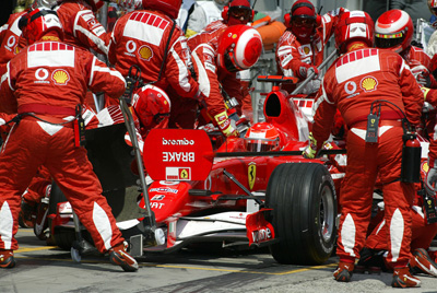 Arthur Thill: F1 Hockenheim Boxenstopp I