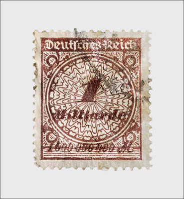 Stefan Szczygiel: Briefmarke Eine Milliarde